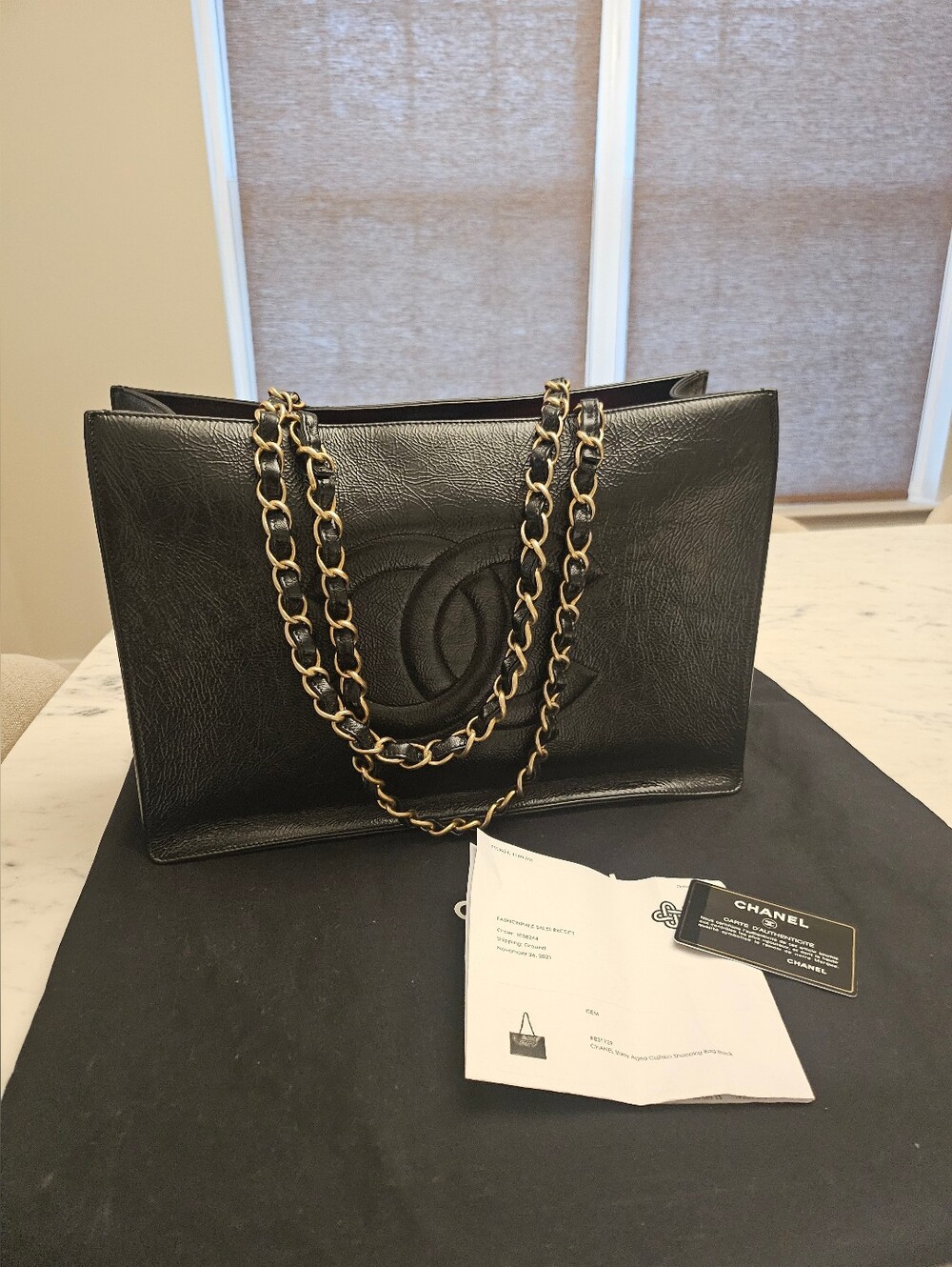 Brand New CHANEL Black Tote